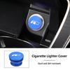 DOG1 Metal Car Cigarette Lighter Cover Decorative Cover DustProof Dust Cover Auto Accessories For VW R Golf Passat Mk5 Scirocco Polo
