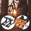 Mountain Bike Cycling Pedals Toe Clip Road Bike Pedal Half Clips Bicycles Strapless Toe Pedal Clips Cage Easy To Install