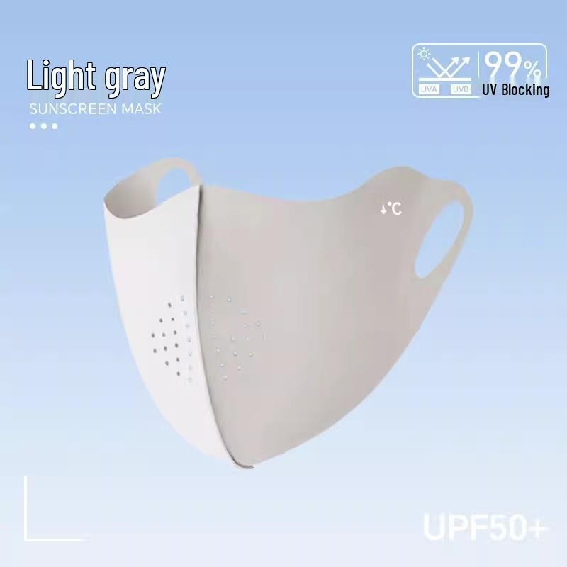 Breathable Ice Silk UV Protection Full Face Mask for Men & Women