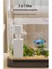 Versatile Desktop Turtle & Fish Aquarium with Basking Platform and Integrated Circulation System