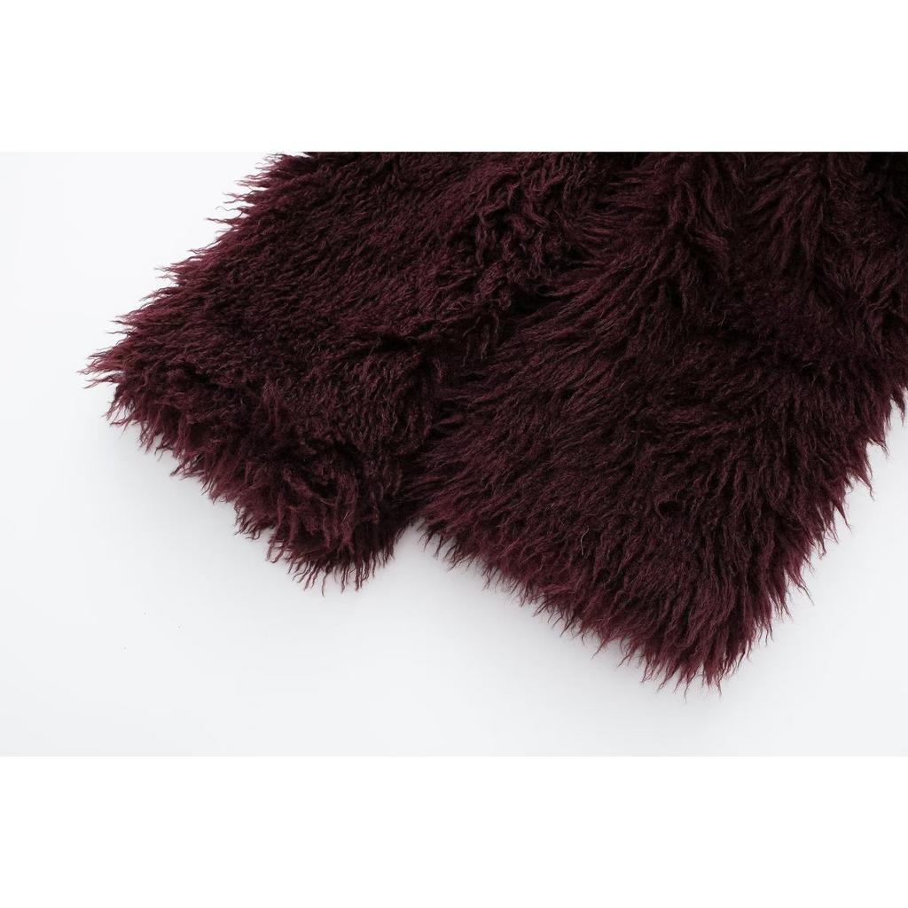 GMXIA Dámské Vintage ležérní jednobarevný potisk Podzim Zima Dlouhý rukáv POLO bundy a kabáty