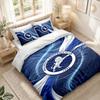 Bedding Set 1 Duvet Cover 2 Pillowcases Millwall Football Print Bedroom Home Decoration