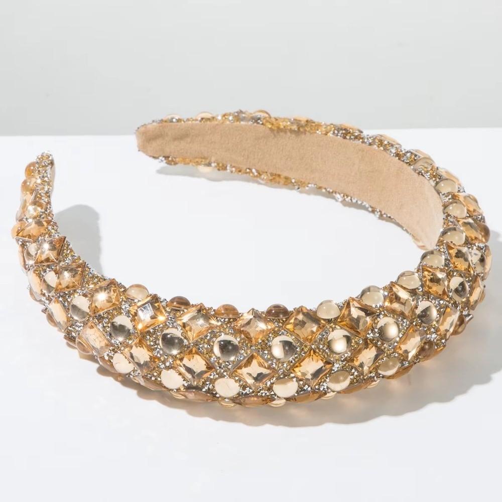 High Skull Top Rhinestone Hairband Full Rhinestone Luxury Hairband For Women Gift