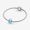 Pandora Opaleszierender Ozeanblauer Charm