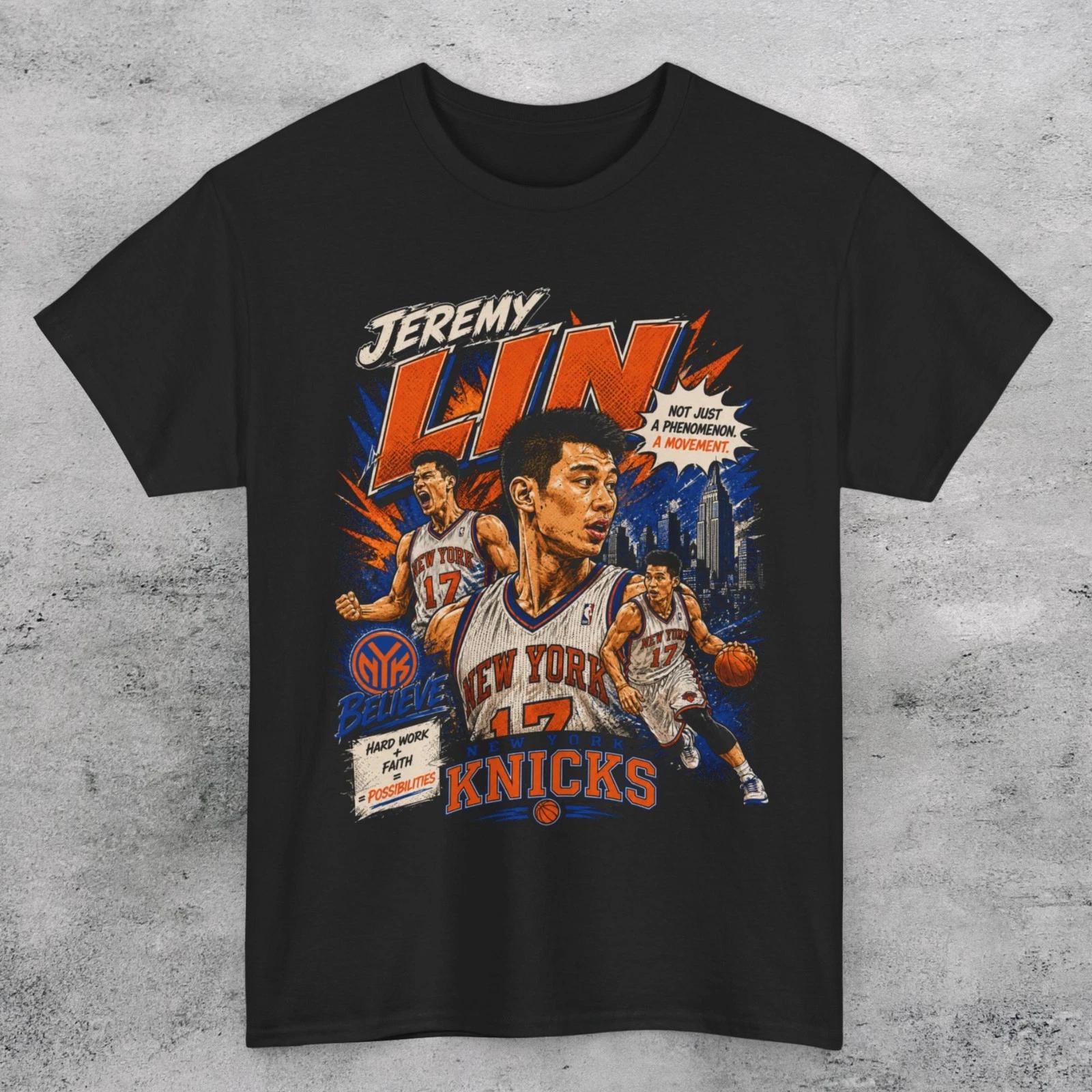 JEREMY LIN LINSANITY KNICKS Variant Unisex T Shirt XL