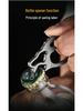 Titanium Alloy Multi-Functional Bottle Opener & Self-Defense Keychain