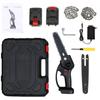 Mini Chainsaw 6 Inch Small Electric Chainsaw Cordless Battery Chainsaw with 2* 24V Battery Handheld Chainsaw with 2 Replacement Chains Portable Small
