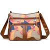 Crossbody-Tasche mit großem Fassungsvermögen und mehreren Fächern
