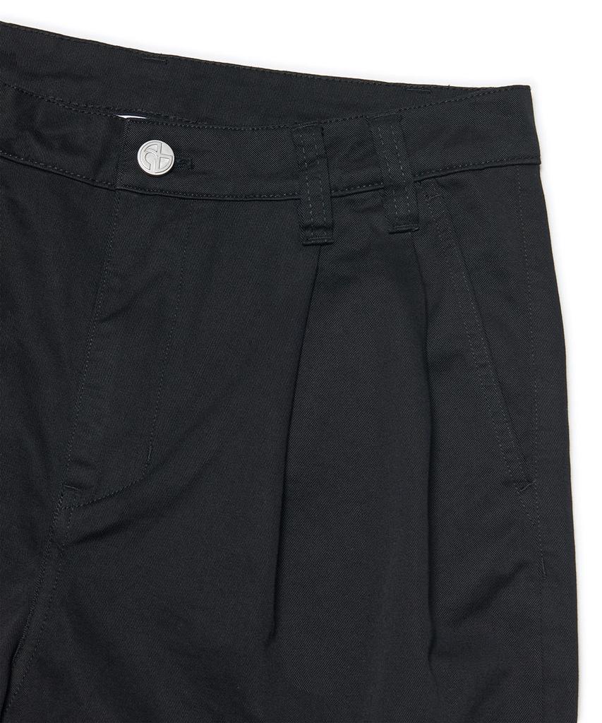 Nomaenyueol Painted Two Tuck Pants - Black