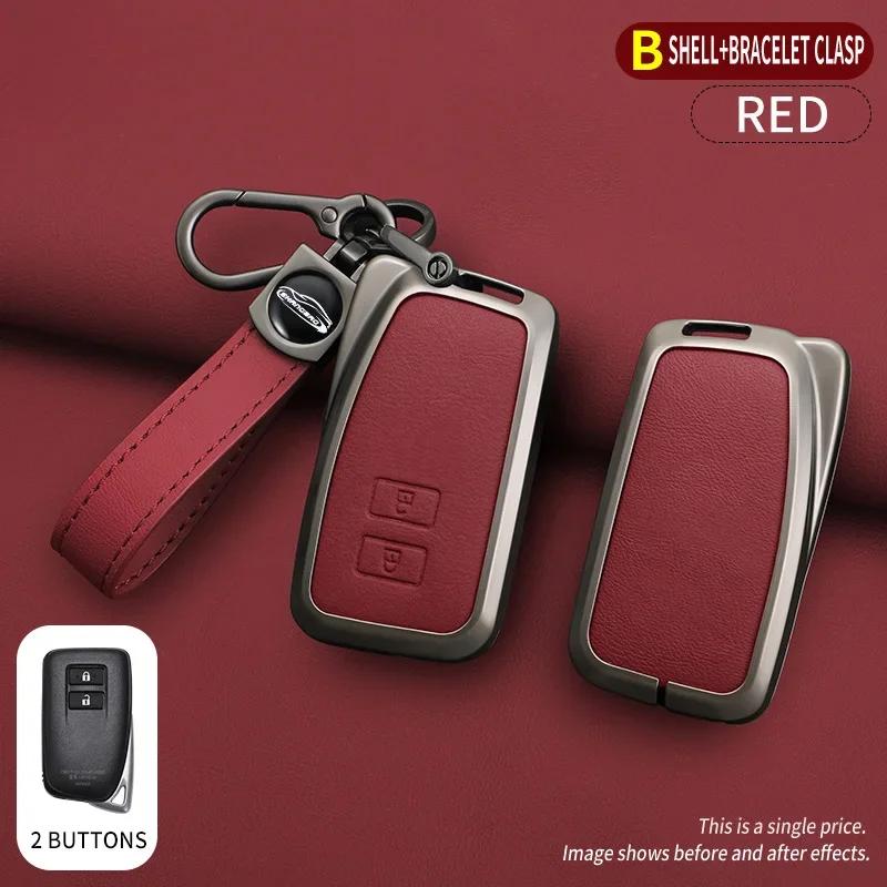 Alloy Auto Key Fob Case Cover Fit For Lexus Nx Gs Rx Is Es Gx Lx Rc 200 250 350 Ls 450H 300H Key Fob Automotive Cover Key Ring Keyring Auto