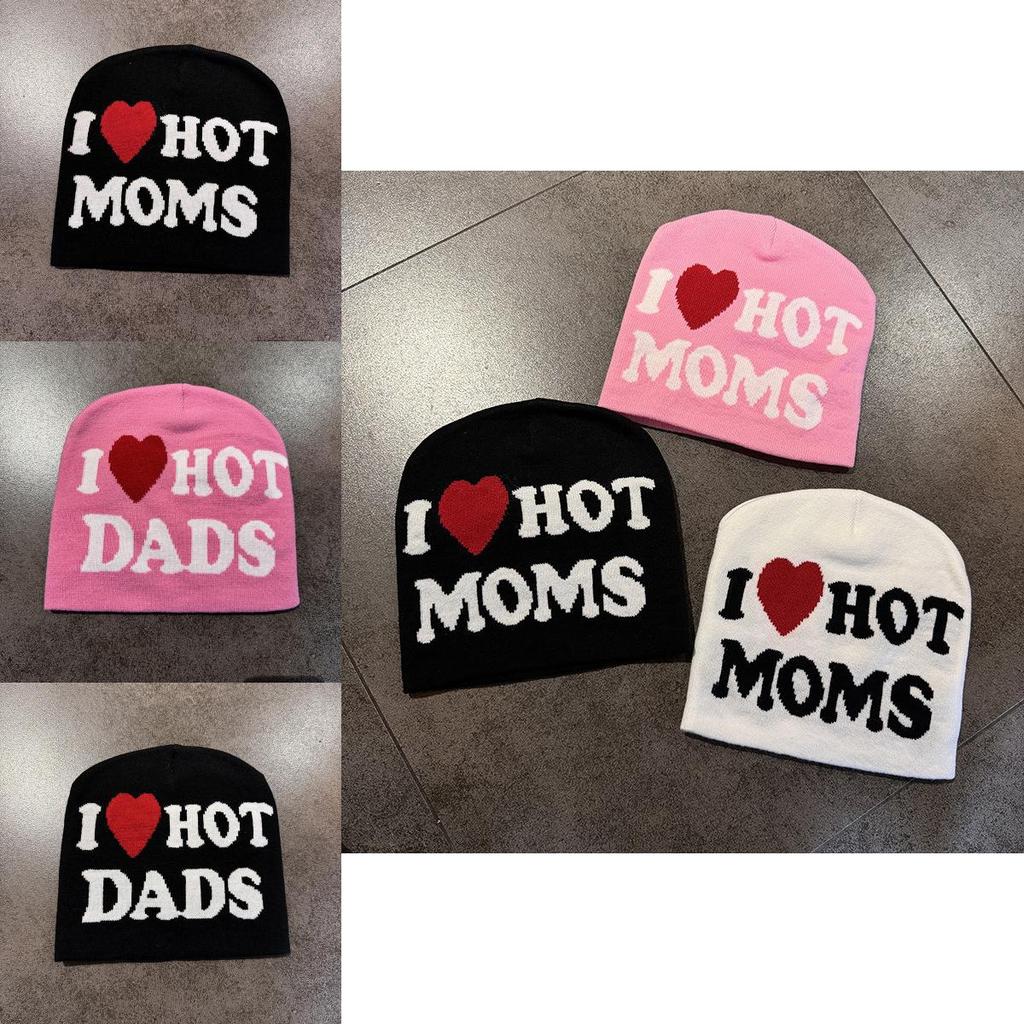 New Knitted Hat For Women With Embroidered Letter Design For Autumn Winter Warmth