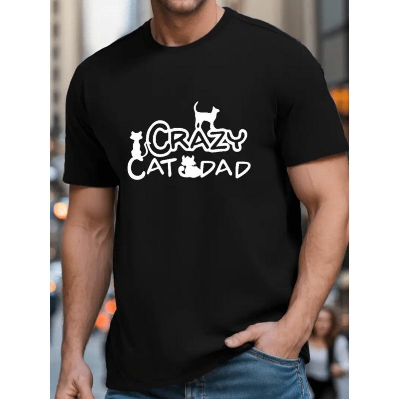 European sizes Men S Trendy Short-Sleeve T-Shirt with a New Summer Print, Versatile Top S чёрный