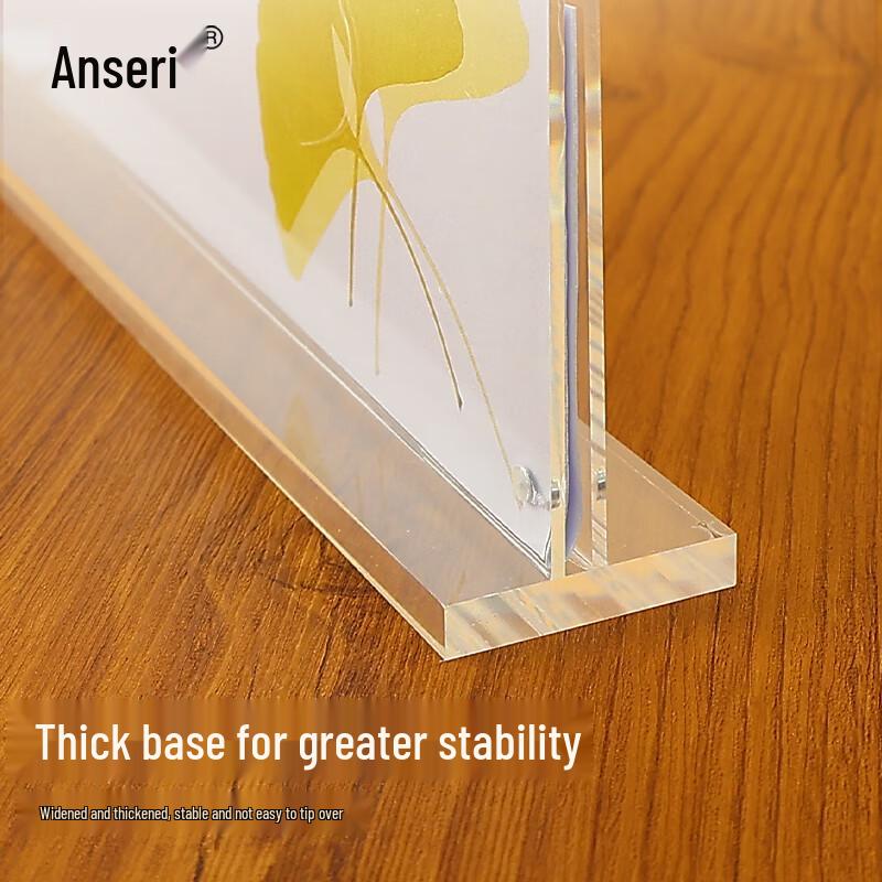 Ansai Rui Magnetic T-Shape Acrylic A4 Display Stand (2-Pack)