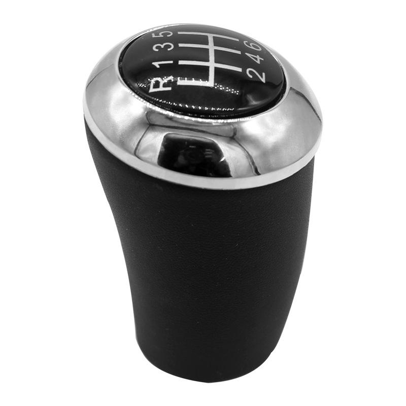 5/6 Speed Leather Gear Shift Knob for Mazda 3 5 6 CX-7 MX-5 - Car Transmission Shifter Handle, Durable Auto Interior Accessories