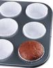 Caperci Standard White Cupcake Liners 500 Count, No Smell, Food Grade & Grease-Proof Baking Cups Paper