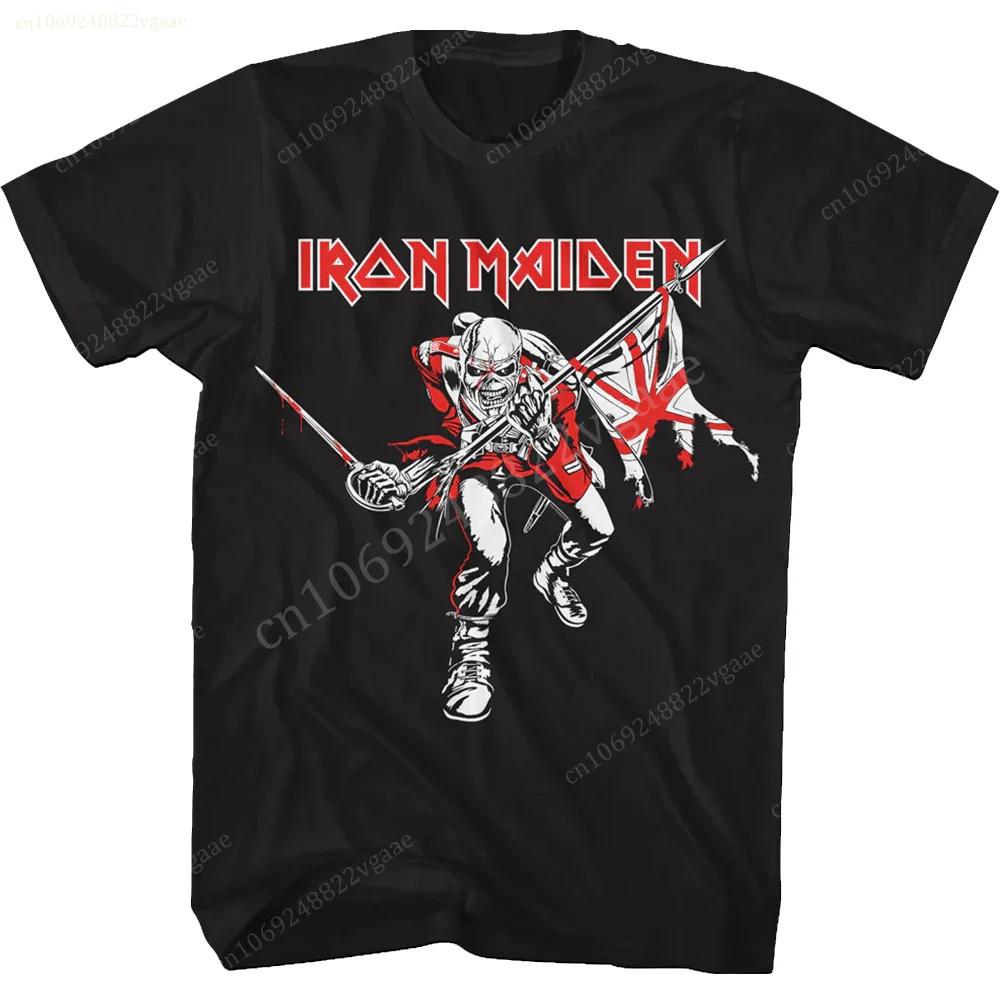 2024 Iron Maidens T Shirt Men Women Band Vintage Summer Adult Cotton Kids Polyester Tee Shirt Hip Hop Tops Heavy Metal