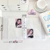 Loose-Leaf Photocard Holder Plush Angel Star Pattern Collect Book  For Kpop Idol Fans