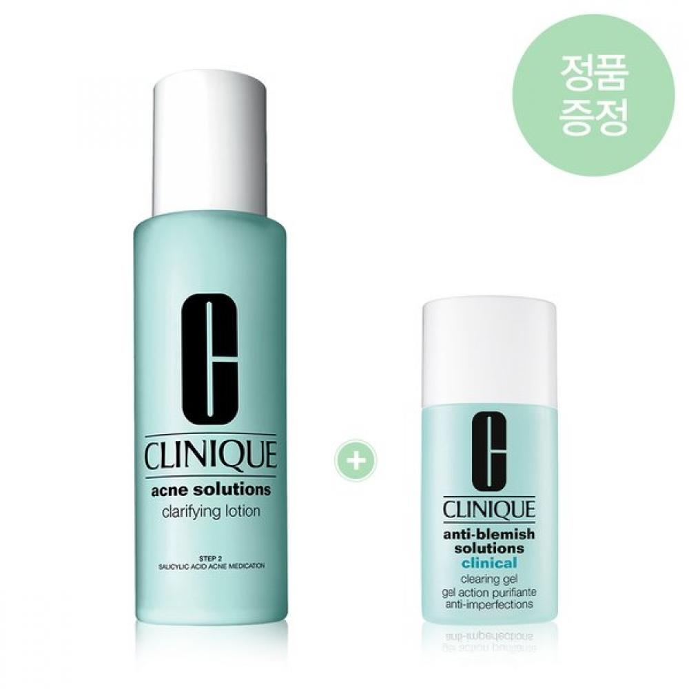 Clinique Anti Blemish Solution Clarifying Lotion 200ml  +spot Gel 15ml Single option