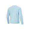 Li-Ning Fitness Series Solid Color Crew Neck Fleece Pullover Sweatshirt Men sweatshirt Forget-Me-Not-Blue AWDT789-5