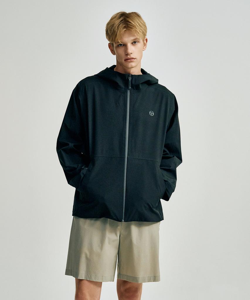 Sergio Tacchini M 3-Layer Shield Woven Jacket (Black)