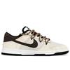 Nike Dunk Slip Resistant Abrasion Resistant Low top Skateboard Shoes Unisex Beige Brown HF4292-100(TeamA-S-BOX)