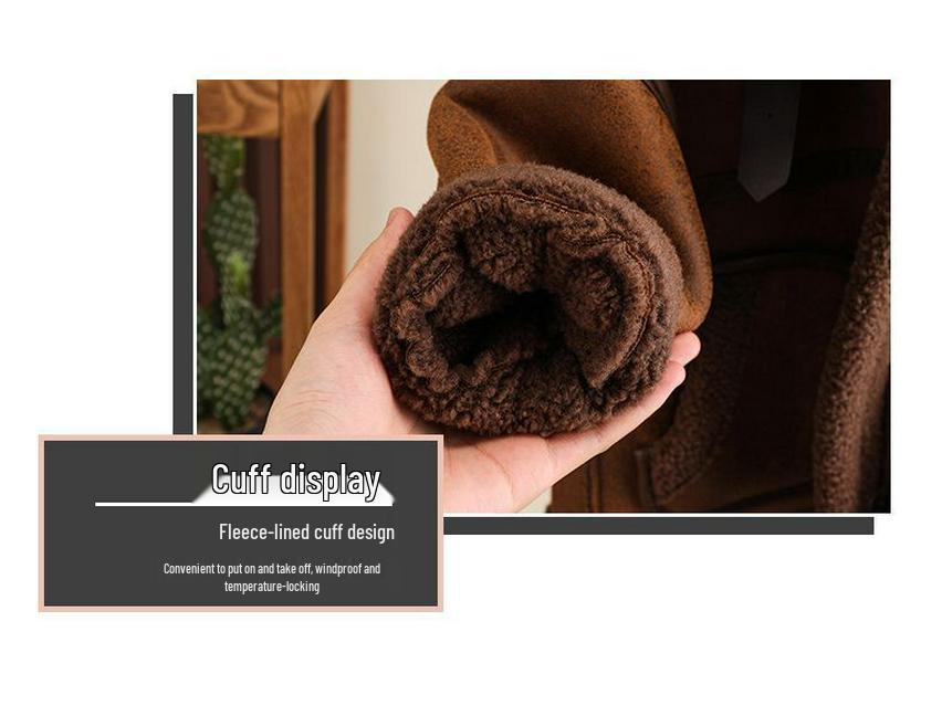 Chłopięcy płaszcz z podszewką ze sztucznego futra: Stylowa i Ciepła Odzież Wierzchnia na Zimę 2025