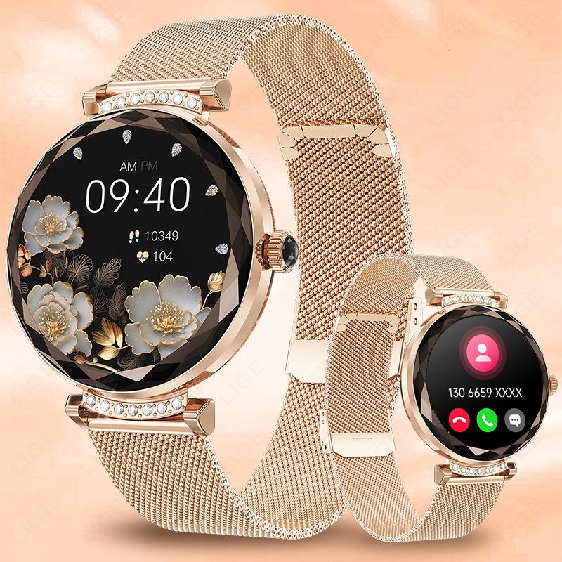 NX7PRO Smart Fitness Tracker Heart Rate Blood Oxygen Monitor IP68 Waterproof Bluetooth Call Sports Bracelet for Women Pink