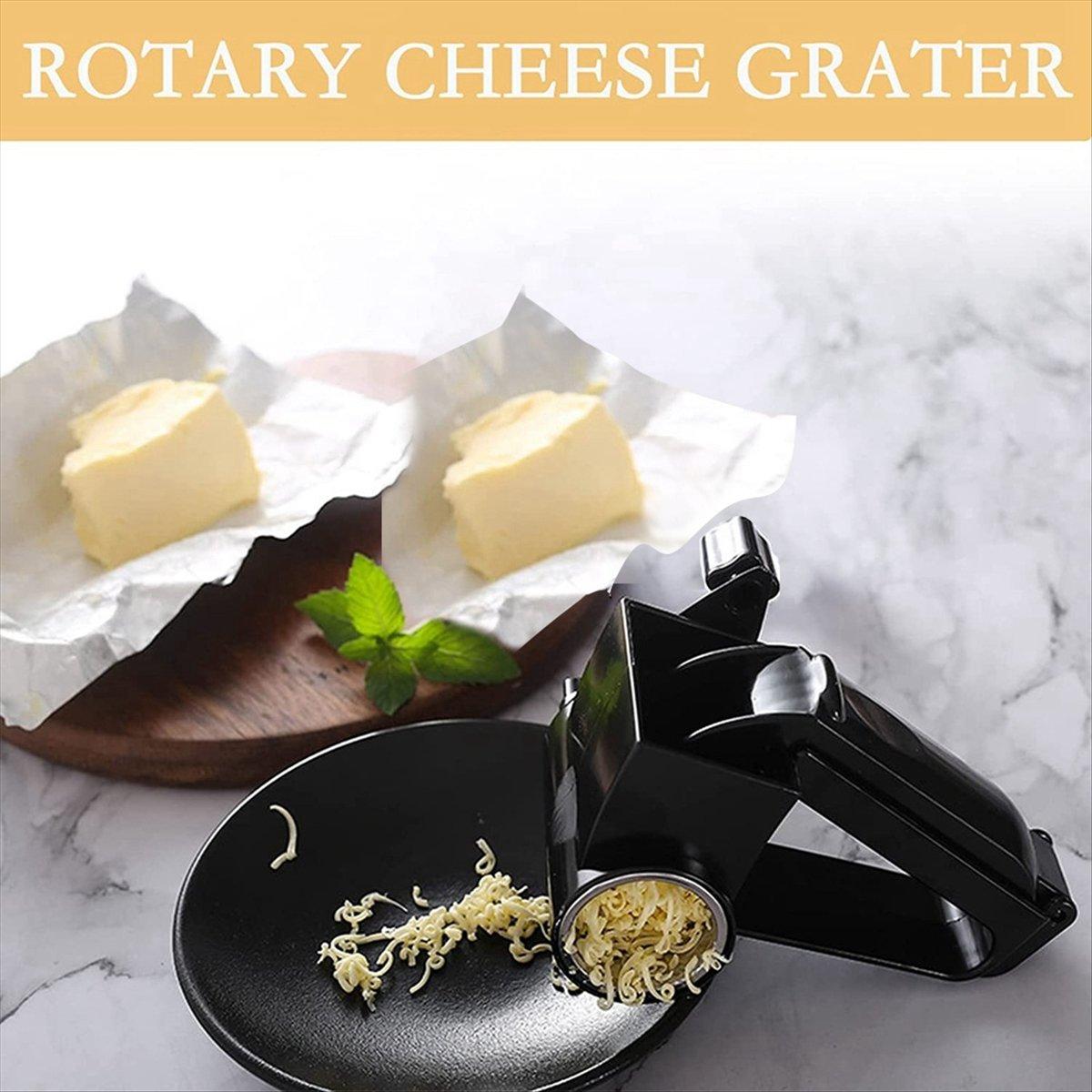 BHBL Rotary Cheese Grater Hand Shredder - Manual Hand Crank Handheld Cheese Cutter with Stainless Steel Drum China Mainland