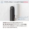 Mug Charcoal for Hot and Cold HCH The-peacock One-Touch Bottle, Gray, 600ml, Insulated, Water, AKT-60