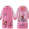 Kinder Einteiler Regenmantel Cartoon Druck Grundschüler Poncho Für Jungen Mädchen