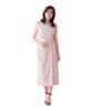 Dress with Side Belt and Drape 36 [Pinky & Dianne] 031-6140628 Women's 040_Beige
