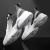 Fashion Men's Summer Mockagins Black Multi Functional Casual Shoes Mesh Breathable Running Shoes Lightweight Sports Shoes Men's Tennis