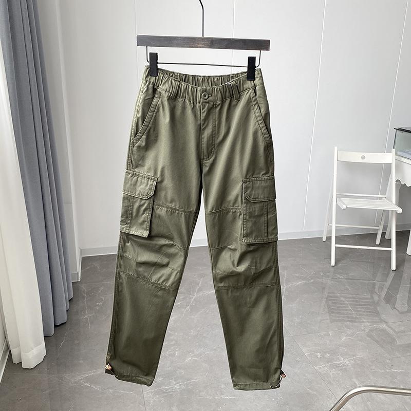 Outdoor Multi-pocket Overalls Men's Spring and Autumn Straight Loose Casual Mountaineering New Summer Thin Pants