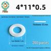 Thickened Nylon Plastic Flat Washer: Hard Plastic Gasket M2-M16