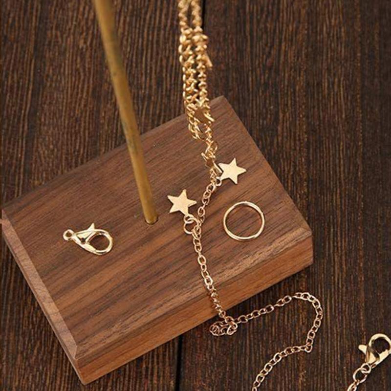 Jewelry Making Chain 1000x Jump Rings 40x Lobster Clasps with Curved Tweezers Jump Ring Opener DIY Jewelry Gold Silver