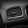 2 Stücke Carbon Faser Vent Outlet Auto Air Aufkleber Trim für VW Golf 6 R MK6
