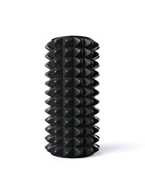 Wałek piankowy do treningu Twardy wałek do powięzi Wałek do rozluźniania powięzi EVA Silikonowe stopy 30 cm [TRNR] Łydka/Czarny