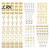 Non-fading Hair Jewelry 32/40/60Pcs Dreadlock Accessories, Hollow Carved Rings, Open Twisted Style Beads Design Easy to Wear Cuffs for Festivals