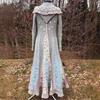 Winter 2026 Women's Long Sleeve V-neck Dress with Large Hem - Fresh & Sweet Style