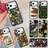 Vintage Retro Frog Mushrooms Phone Case For Apple iPhone 17 Air 16E 15 14 Plus 13 12 11 Pro Max Mini Funda Cover