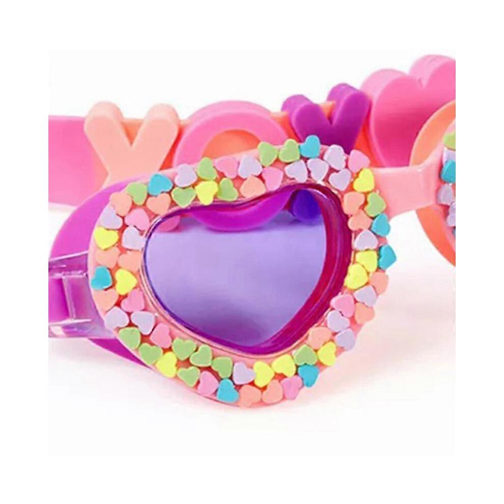 (B) New Waterproof Children's Swimming Goggles Cartoon Heart Shape UV Fogging Proof Swim Training Glasses For Children Kids Gifts