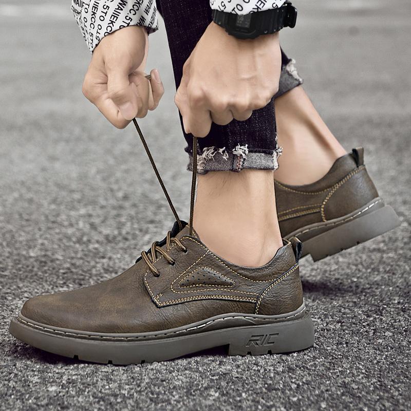 Non-Slip Sneakers Formal Dress Shoes for Men Wedding Party Office Business Footwear Genuine Leather Men's Oxfords Walking Shoes