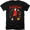 Chilling Adventures of Sabrina Circle Unisex Erwachsenen Heather T-Shirt für Männer und Frauen