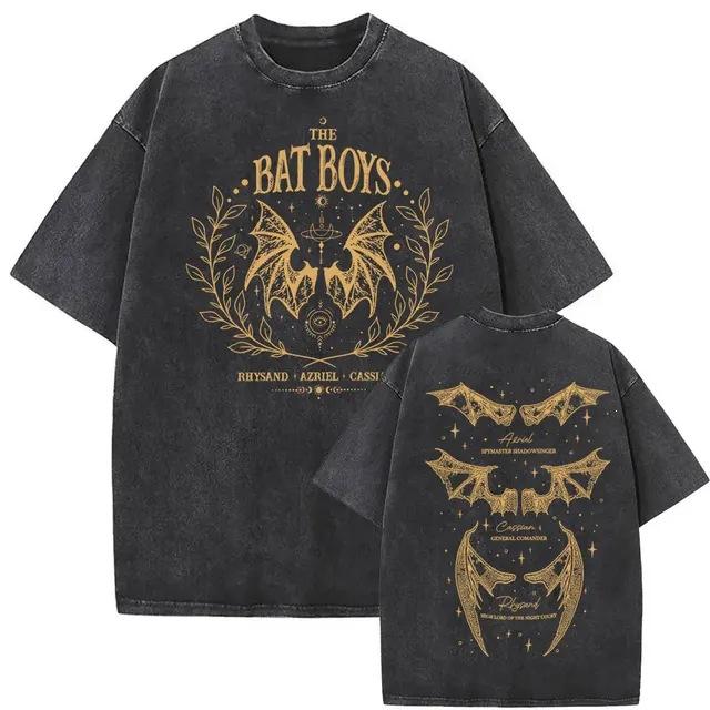 Bat Boy Tarot T-Shirt Rhysand Cassian Azriel Acotar Aesthetic T-Shirt Men Women S
