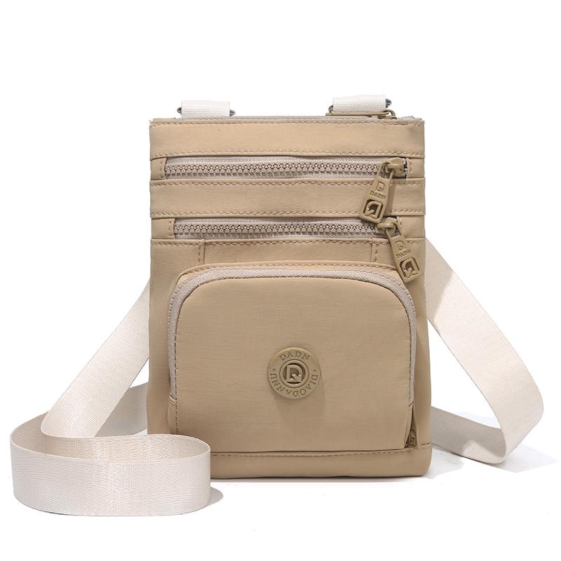Women's Multi-pocket Bag Solid Color Shoulder Bag Commuter Crossbody Bag