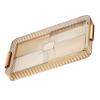 Large Capacity Water Drainage Tea Tray Plastic Material Tea Cup Drain Tray  Home Living Room