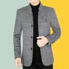 Abrigos de Lana Otoño e Invierno para Hombre, Chaquetas Engrosadas para Hombres de Mediana Edad, Ropa de Invierno para Papá, Elegantes Chaquetas Abrigo