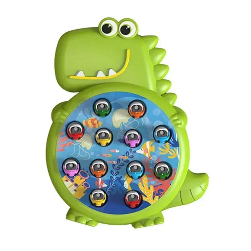 New Montessori Wooden Fishing Toy For Children Cartoon Marine Life Cognition Fish Games Parent-Child Interactive Educational Toy
