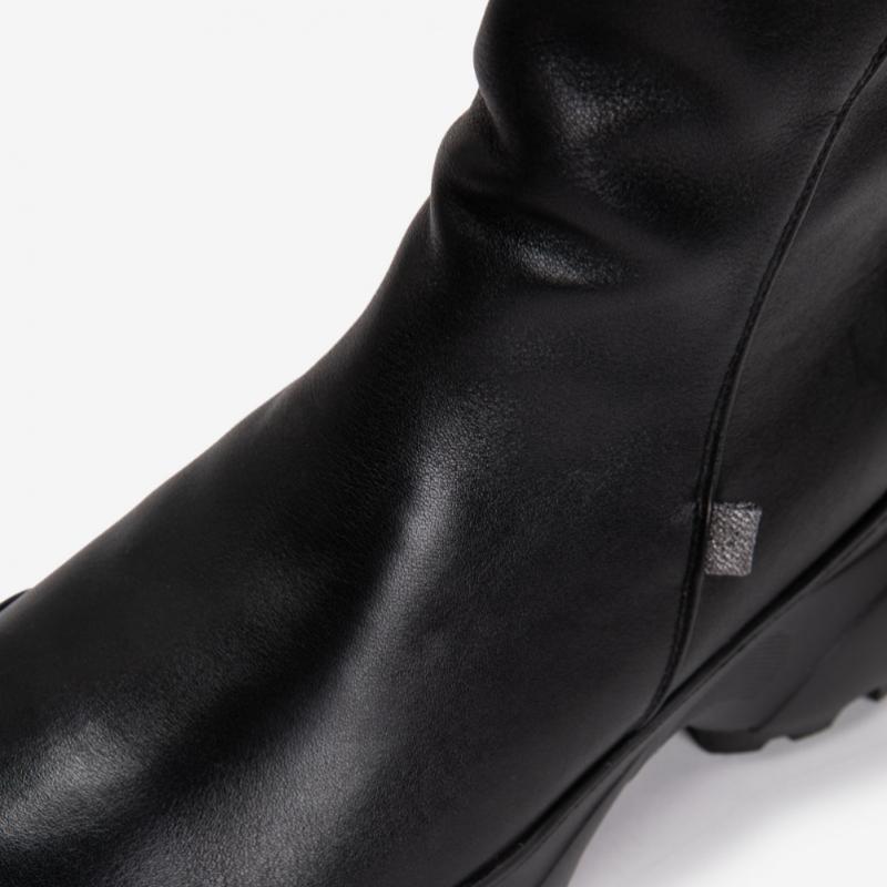 Young Age Women S Comfort Half bootS Black