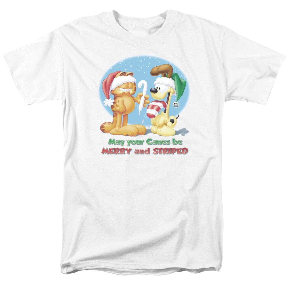 Garfield  Merry And Striped  T-Shirt - to 5X 3XL